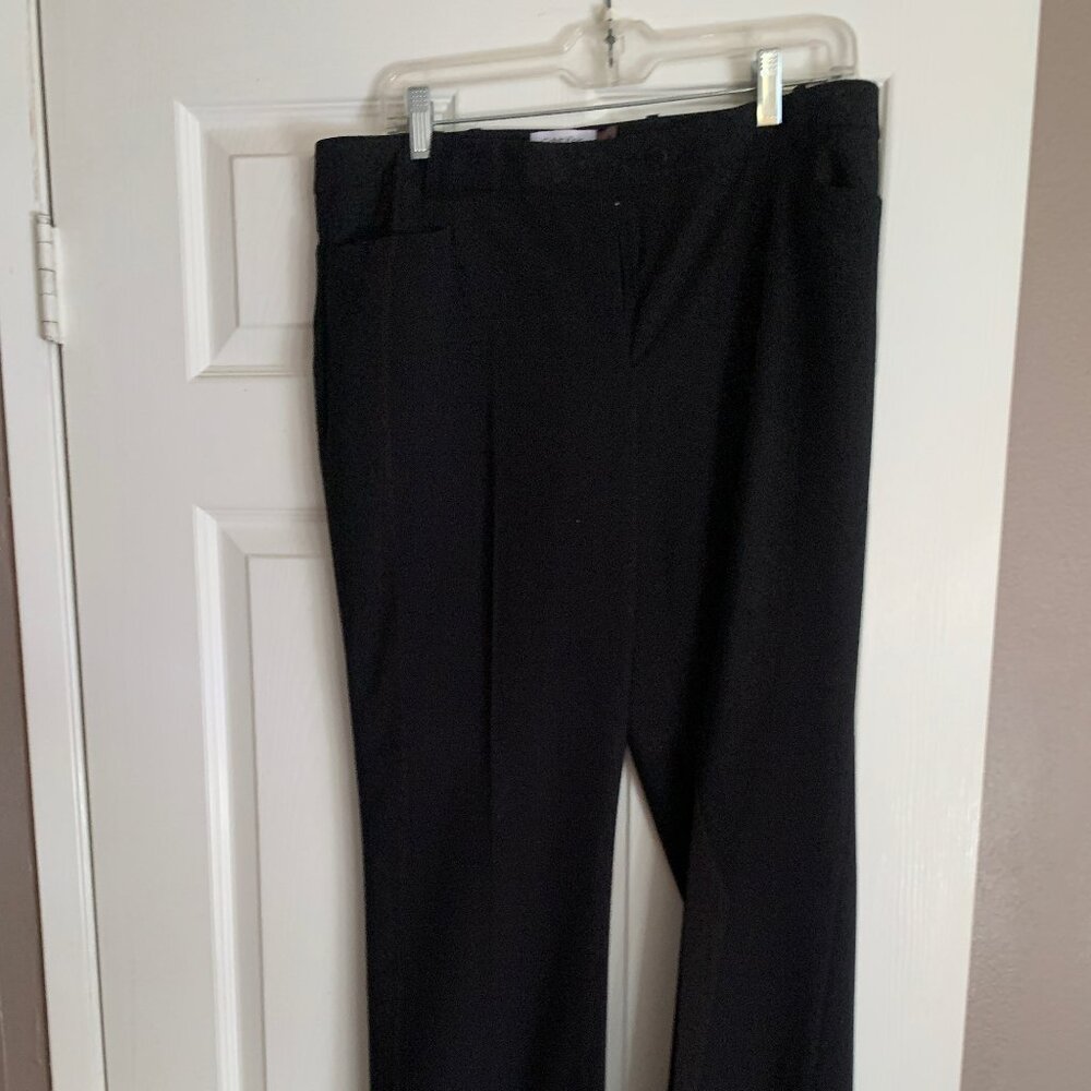 Calvin Klein straight leg modern fit trousers, size 10, black